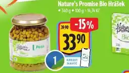 Albert Nature's Promise Bio Hrášek nabídka