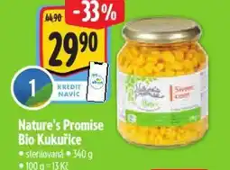 Albert Nature's Promise Bio Kukuřice nabídka