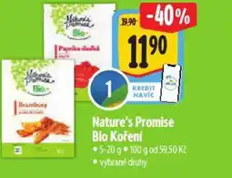 Albert Nature's Promise Bio Koření nabídka