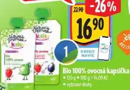 Albert Bio 100% ovocná kapsička nabídka