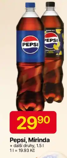 Hruška Pepsi, Mirinda nabídka