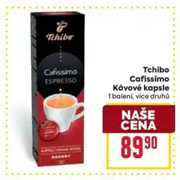 Billa Tchibo Cafissimo Kávové kapsle nabídka