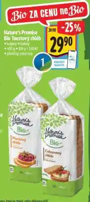 Albert Nature's Promise Bio Toastový chléb nabídka