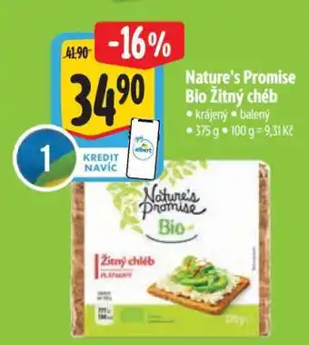 Albert Nature‘s Promise Bio Žitný chléb nabídka