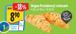 Albert Vegan proteinový croissant nabídka