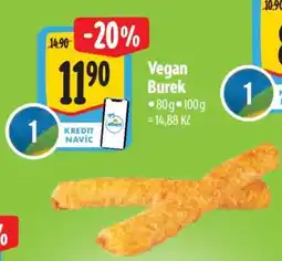Albert Vegan Burek nabídka
