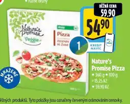 Albert Nature’s Promise Pizza nabídka