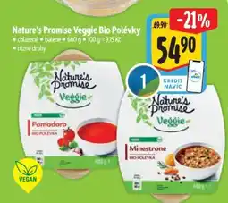 Albert Nature's Promise Veggie Bio Polévky nabídka