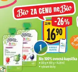 Albert Bio 100% ovocná kapsička nabídka