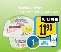 Albert Tvarohový dezert nabídka