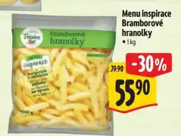 Albert Menu inspirace Bramborové hranolky nabídka