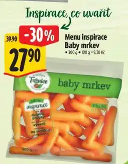 Albert Menu inspirace Baby mrkev nabídka