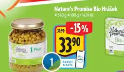 Albert Nature's Promise Bio Hrášek nabídka