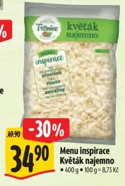 Albert Menu inspirace Květák najemno nabídka