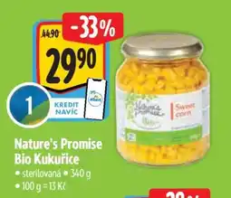 Albert Nature’s Promise Bio Kukuřice nabídka