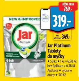 Albert Jar Platinum tablety do myčky nabídka