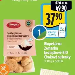 Albert Biopekárna Zemanka bezlepkové BIO Čirokové sušenky nabídka