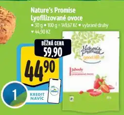 Albert Nature's Promise Lyofilizované ovoce nabídka