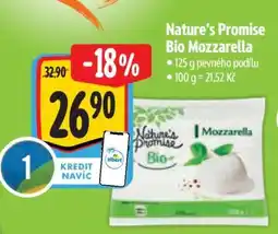 Albert Nature’s Promise Bio Mozzarella nabídka