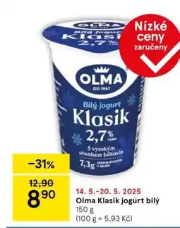 Tesco Olma Klasik jogurt bílý nabídka