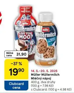 Tesco MÜLLER MÜLLERMILCH Mléčný nápoj nabídka