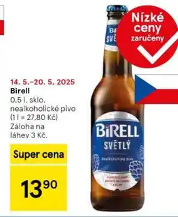 Tesco Birell nabídka