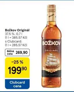 Tesco Božkov Originál nabídka