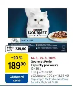 Tesco Gourmet Perle kapsičky pro kočky nabídka