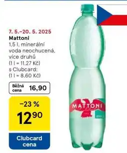 Tesco Mattoni nabídka
