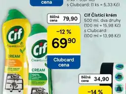 Tesco Cif Čisticí krém nabídka
