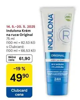 Tesco Indulona Krém na ruce Original nabídka