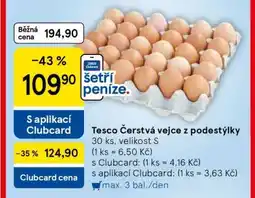 Tesco Tesco Čerstvá vejce z podestýlky nabídka