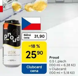 Tesco Proud ležák nabídka