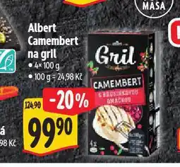 Albert Camembert na gril nabídka