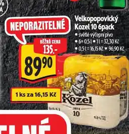 Albert Pivo velkopopovický kozel nabídka