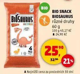 Penny Market BIO SNACK BIOSAURUS nabídka