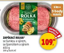 Penny Market Zapékací rolka nabídka