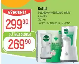 Globus Dettol bezdotykový dávkovač mýdla s náplní nabídka
