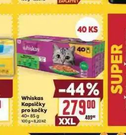 Billa Whiskas kapsičky pro kočky nabídka