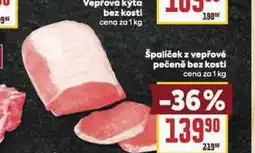 Billa Špalíček výběrové pečeně bez kosti nabídka