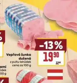Billa Vepřová šunka dušená nabídka