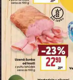 Billa Uzená šunka od kosti nabídka