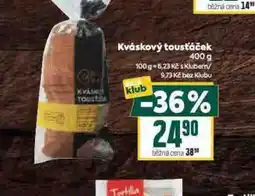 Billa Kváskový tousťáček nabídka