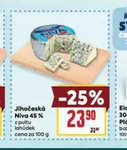 Billa Jihočeská niva 45% nabídka