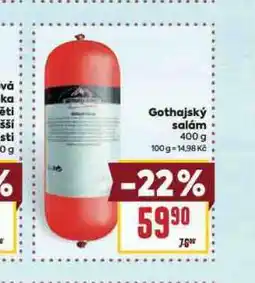 Billa Gothajský salám nabídka