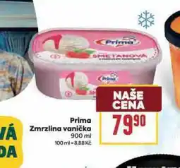 Billa Prima zmrzlina vanička nabídka
