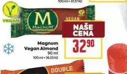 Billa Magnum vegan aldmond nabídka