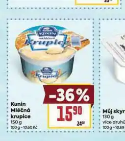 Billa Kunín mléčná krupice nabídka