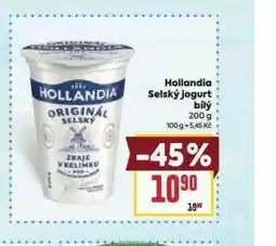 Billa Hollandia selský jogurt bílý nabídka