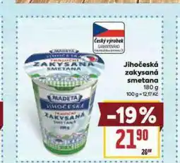 Billa Jihočeská zakysaná smetana nabídka